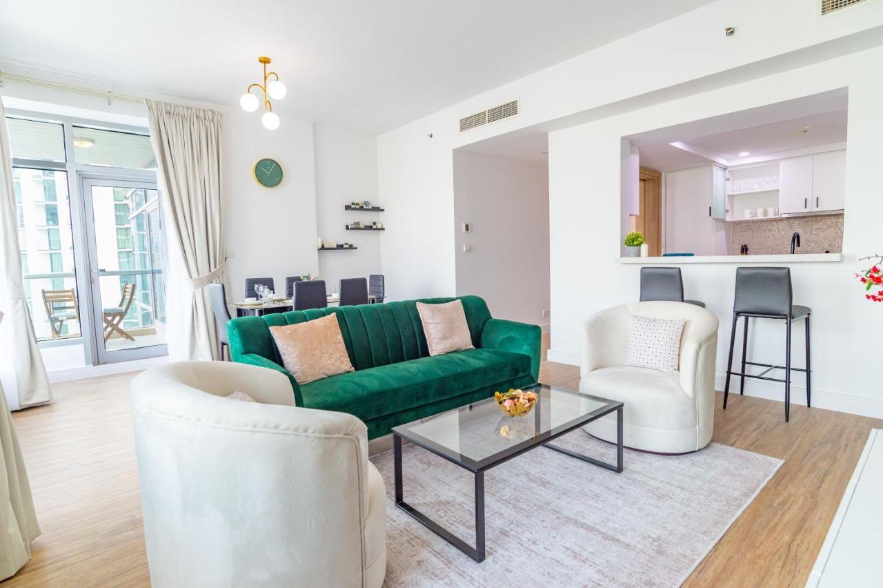 SBL - Modern 2BR apartment in Dubai Marina with Full Marina View Bagian luar foto