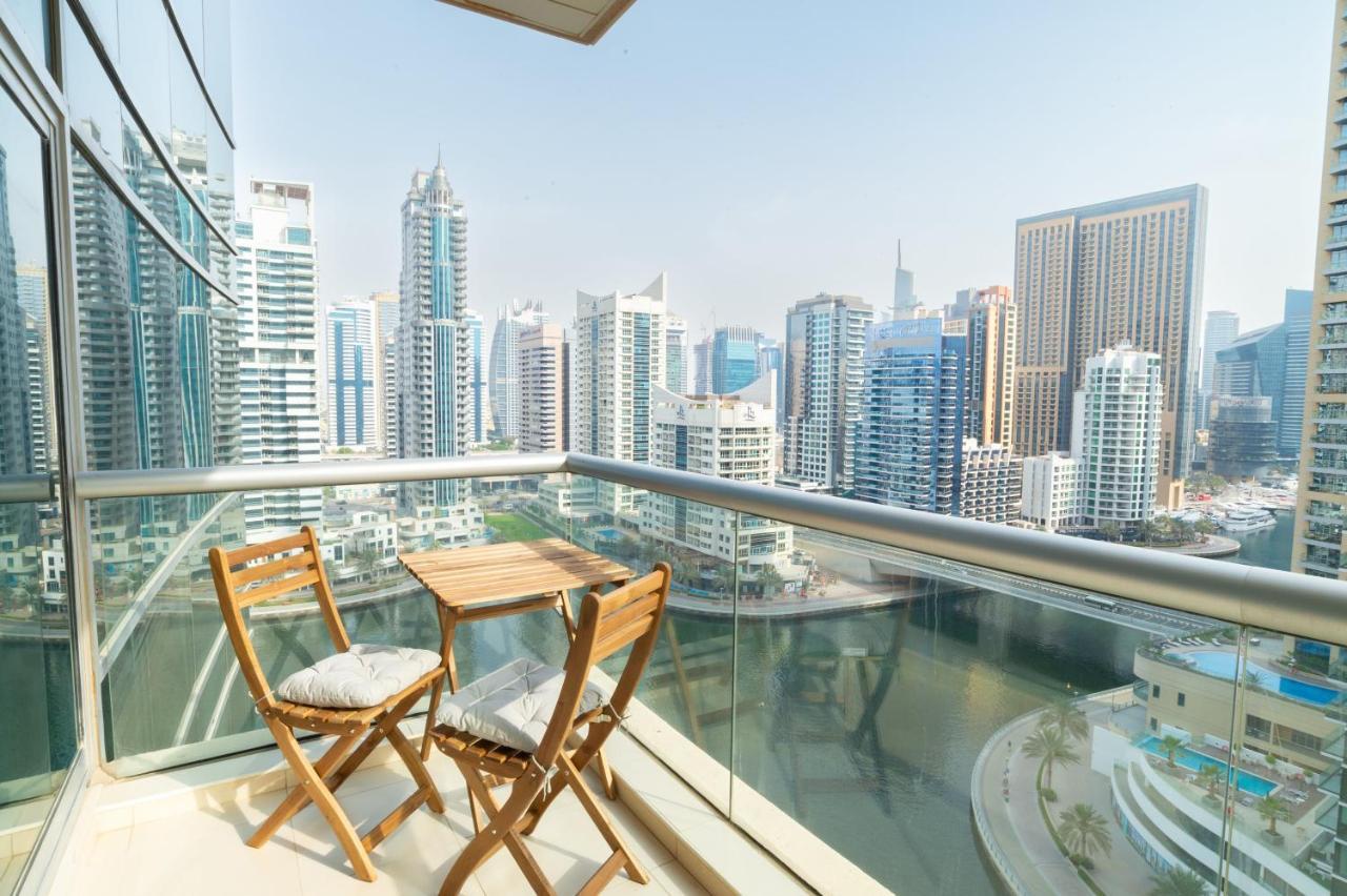 SBL - Modern 2BR apartment in Dubai Marina with Full Marina View Bagian luar foto
